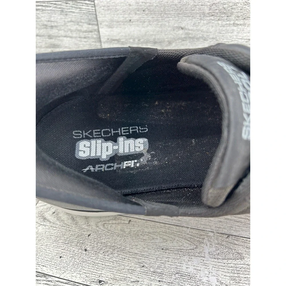 Skechers GoGolf Slip-ins Arch Fit‎ Men Sz 13 Black White Spikeless Shoes 214110